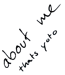 about me - thats Yoto